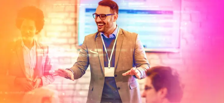Person at computer